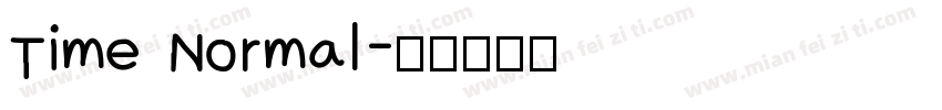 Time Normal字体转换